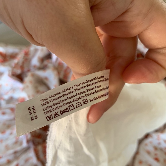 Free People Rare Feelings Floral Tiered Maxi Dresss Sz.M Boho Peasant Prarie - Picture 12 of 14